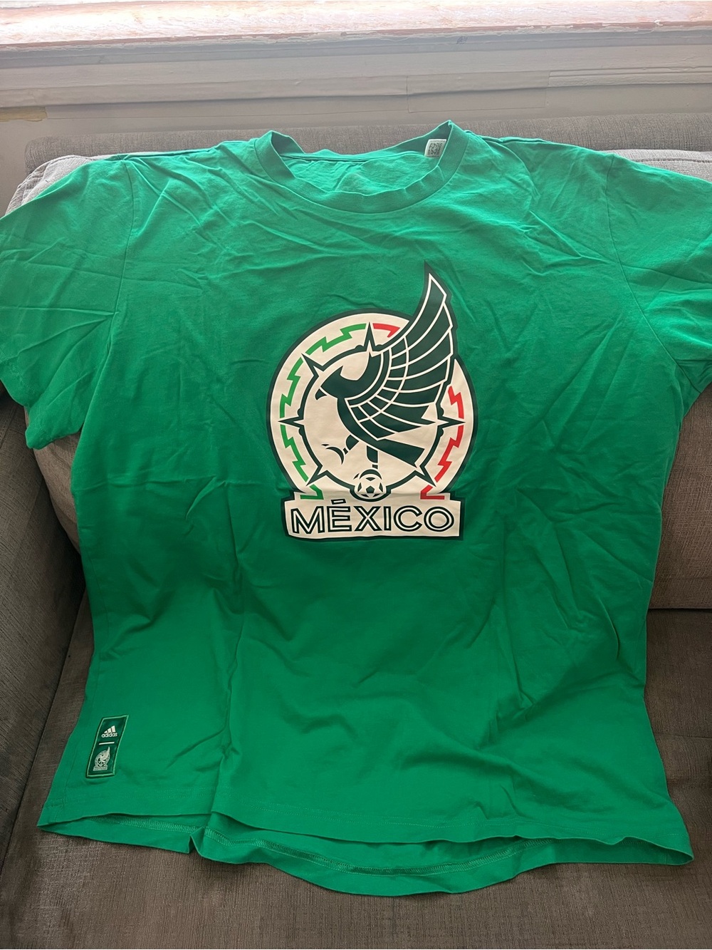 adidas Green Mexico Soccer Graphic Tee